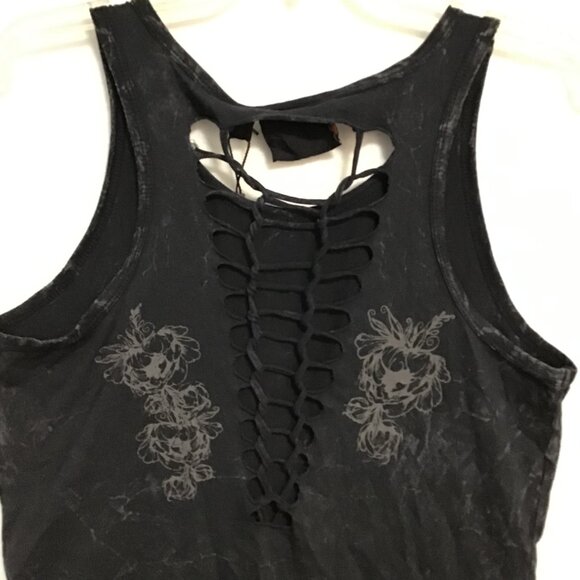 NWT Harley Davidson Slash Back Tank Top With Bedazzled Logo Size S - Picture 10 of 14